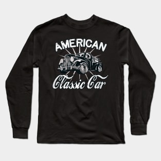 American Classic Car vintage Truck Long Sleeve T-Shirt